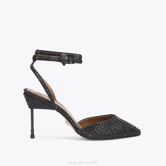 Kurt Geiger mujer London Bond 90 tobillo cerca del dedo del pie 2LPR342 | calzados negro